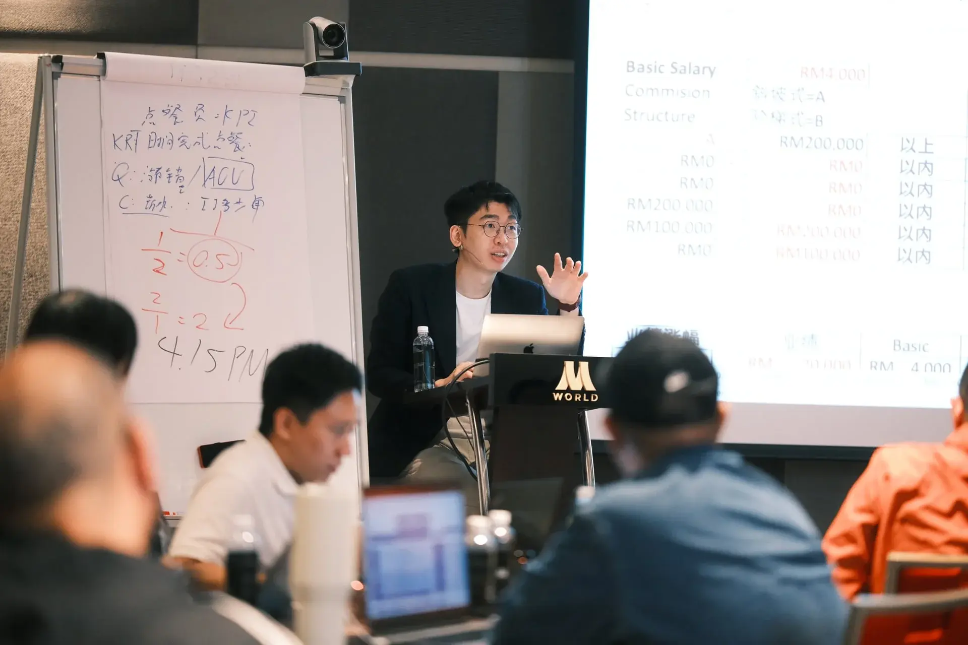 MMC Financial Planning team meeting for strategic budgeting consultation